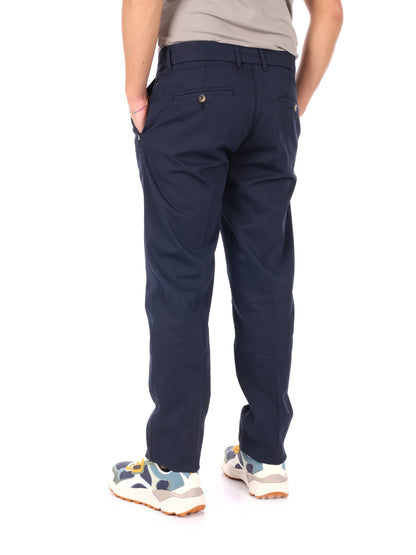 Pantaloni piqué Navigare da uomo blu per la primavera