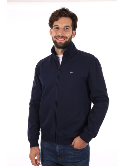FELPA CON ZIP BALIS NAPAPIJRI DA UOMO BLU