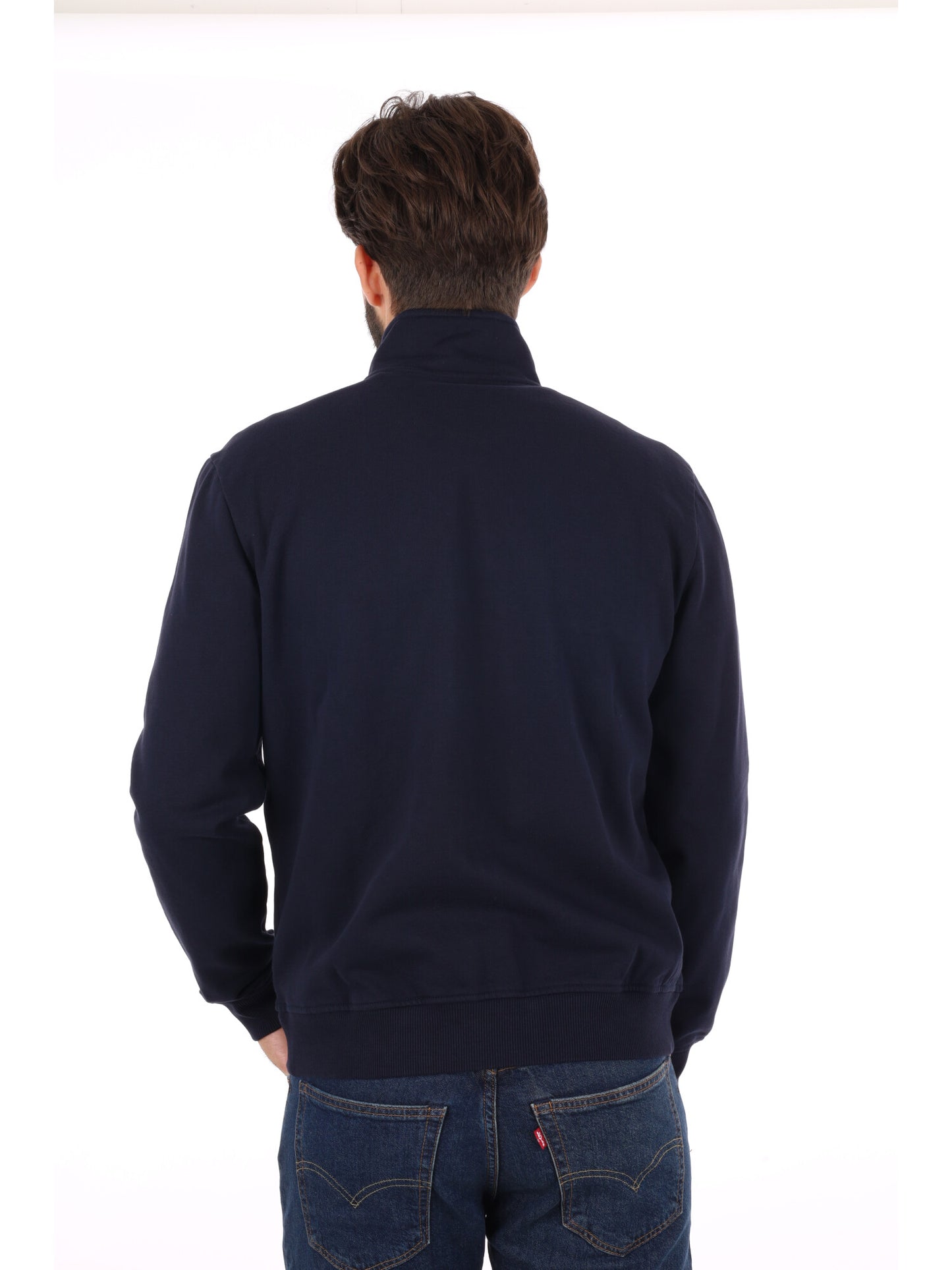 FELPA CON ZIP BALIS NAPAPIJRI DA UOMO BLU