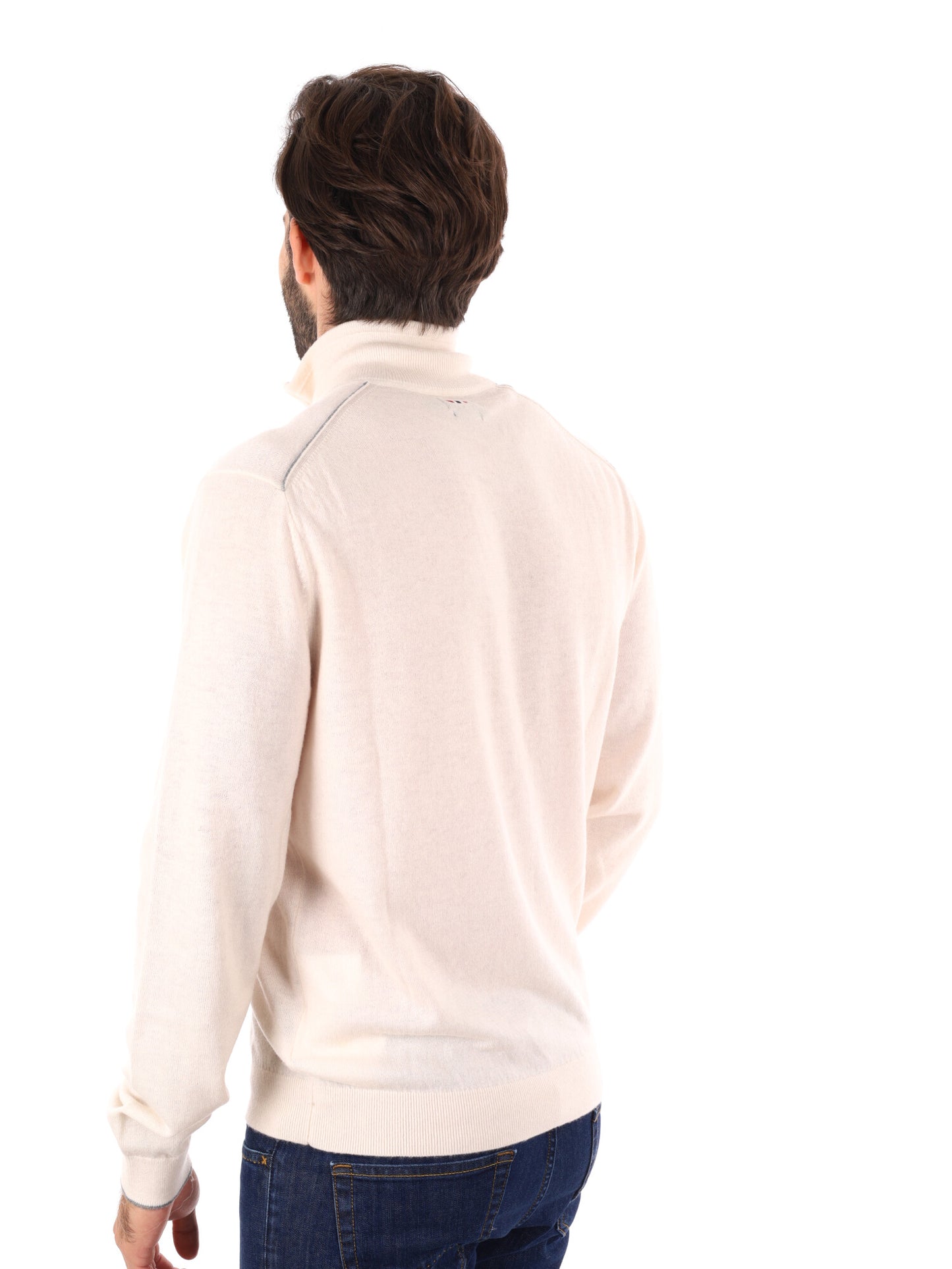 MAGLIONE DI LANA CON MEZZA ZIP DAMAVAND NAPAPIJRI DA UOMO BEIGE
