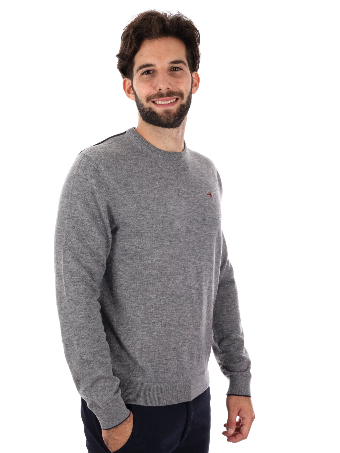 MAGLIONE DAMAVAND NAPAPIJRI DA UOMO GRIGIO