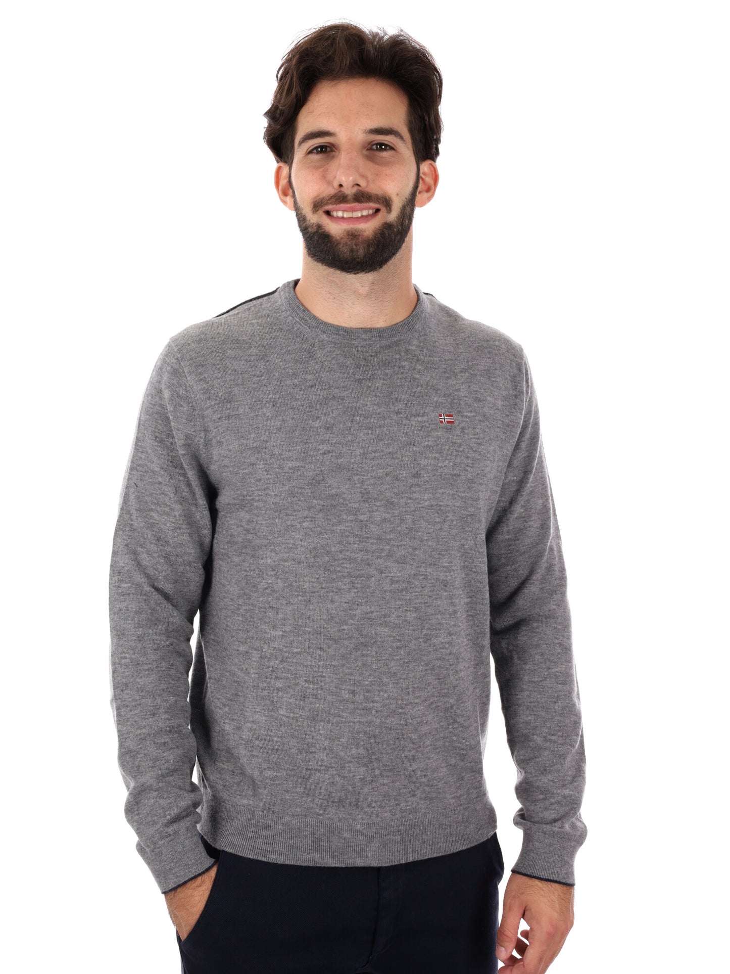 MAGLIONE DAMAVAND NAPAPIJRI DA UOMO GRIGIO