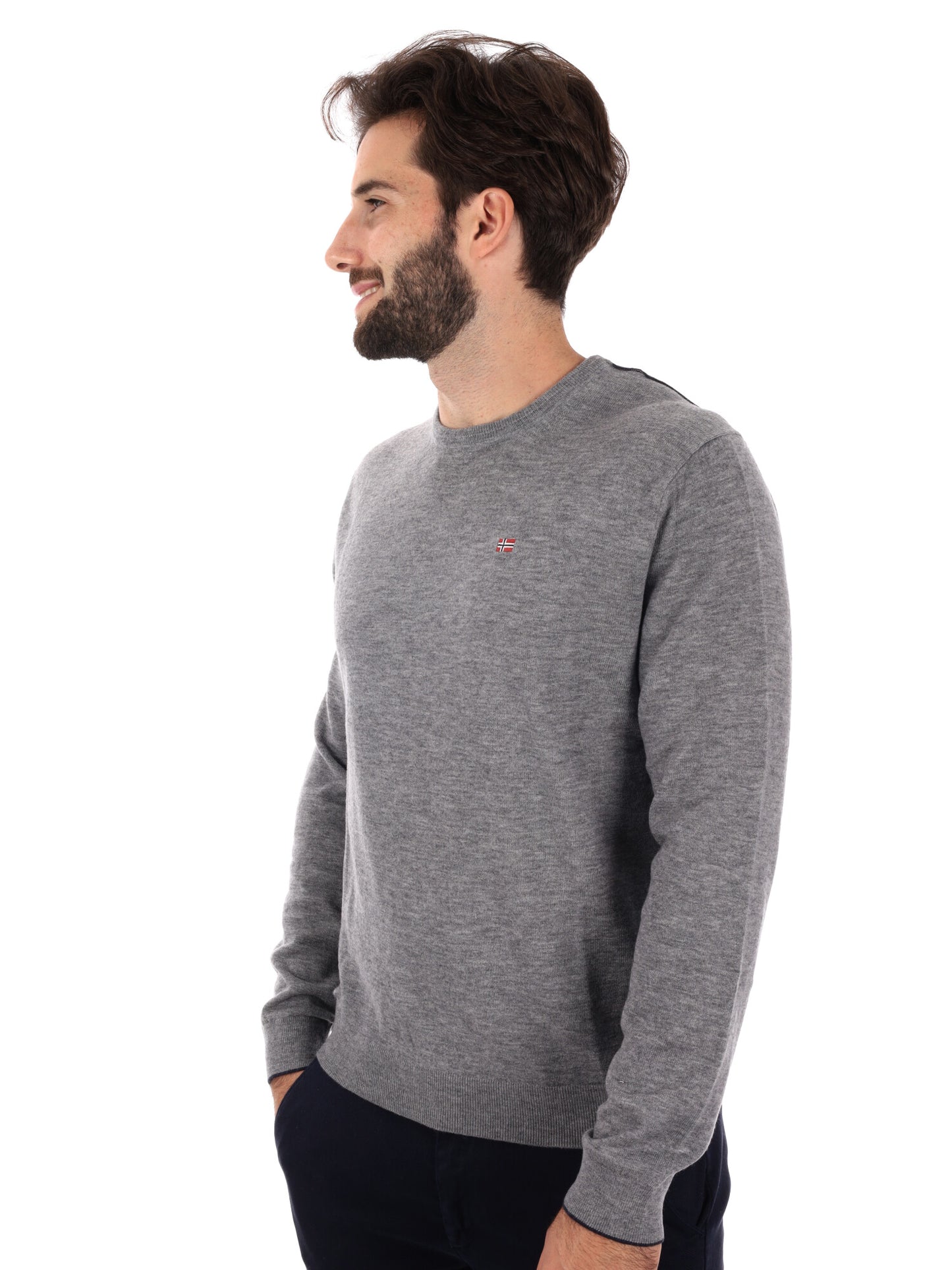 MAGLIONE DAMAVAND NAPAPIJRI DA UOMO GRIGIO