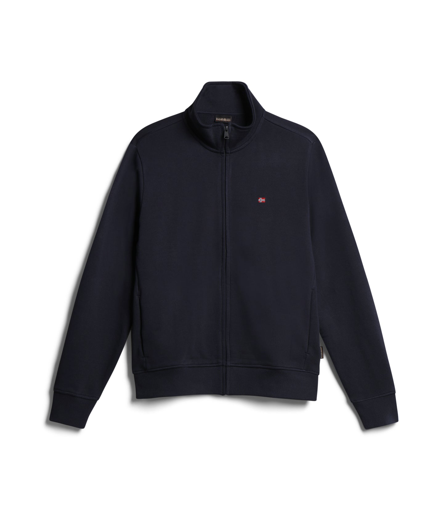 Felpa con zip Napapijri Balis da uomo blu