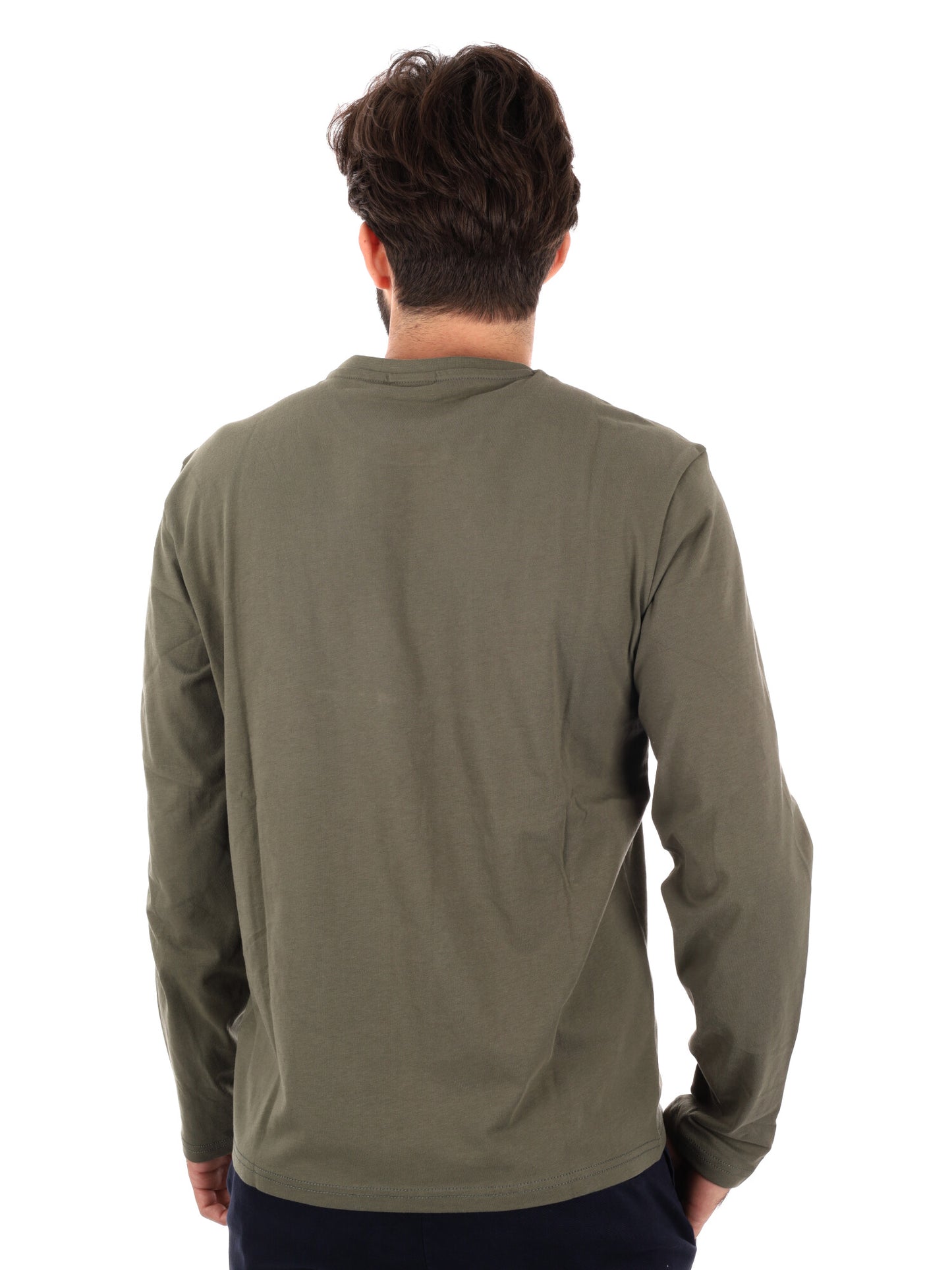 MAGLIA SALIS A MANICA LUNGA  NAPAPIJRI DA UOMO VERDE