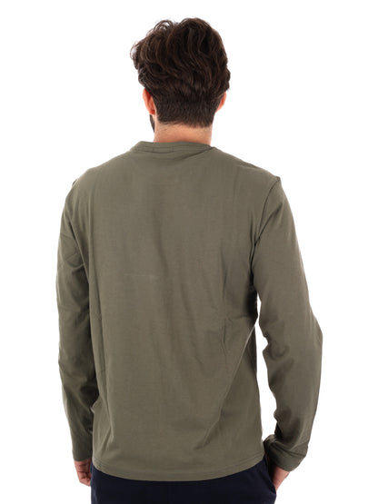 MAGLIA SALIS A MANICA LUNGA  NAPAPIJRI DA UOMO VERDE