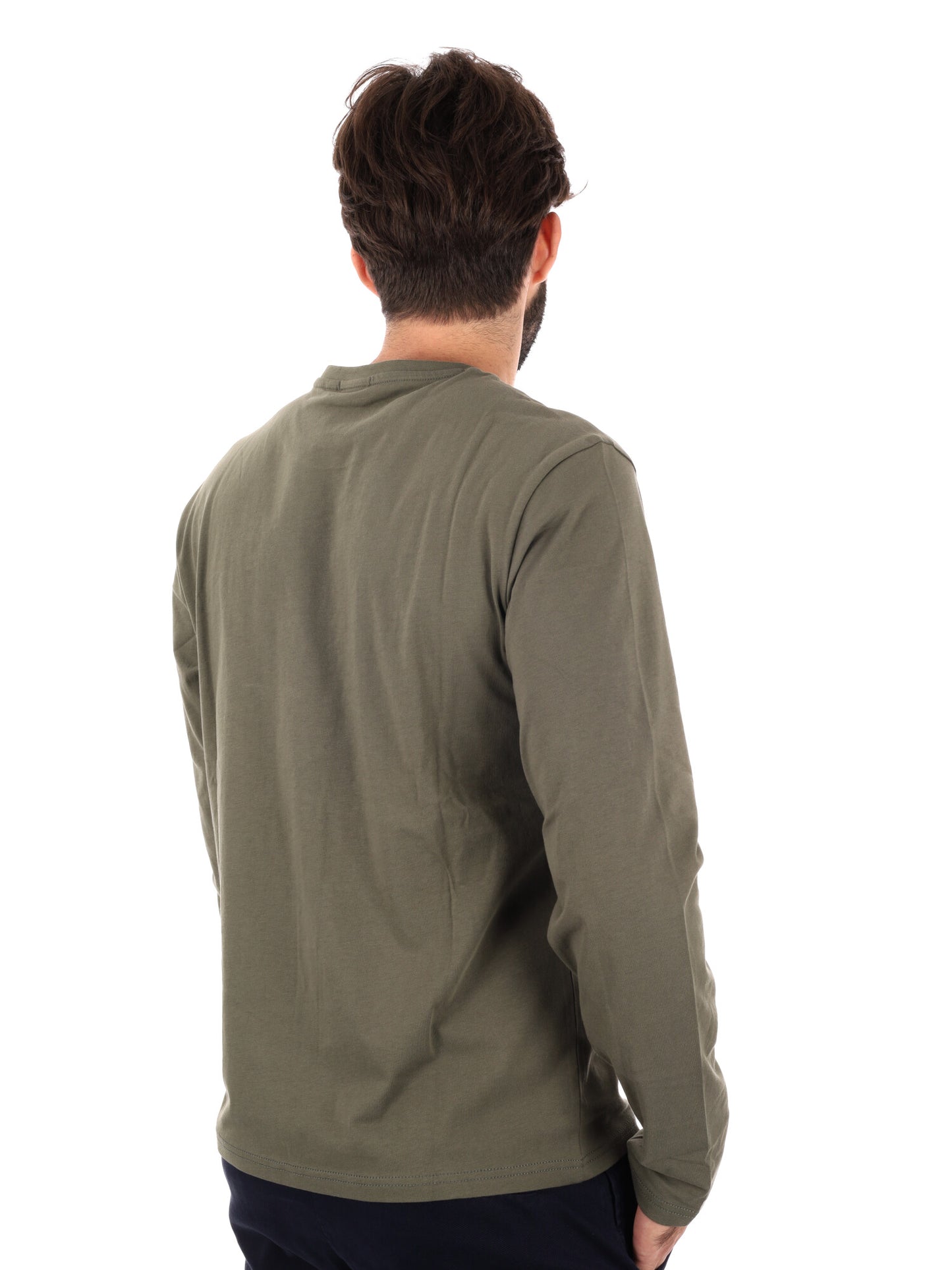 MAGLIA SALIS A MANICA LUNGA  NAPAPIJRI DA UOMO VERDE