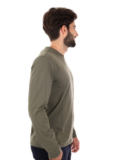 MAGLIA SALIS A MANICA LUNGA  NAPAPIJRI DA UOMO VERDE