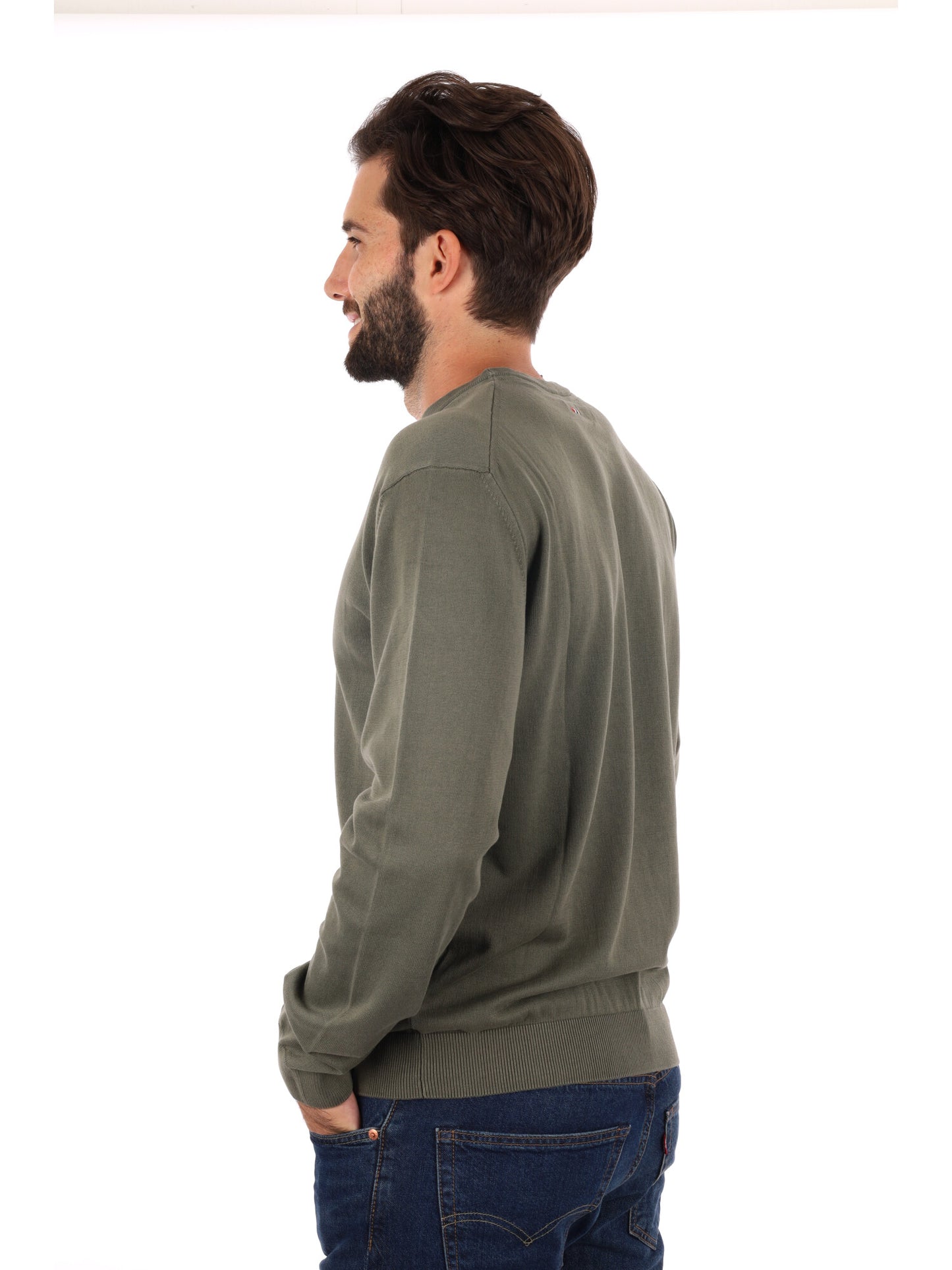 MAGLIA DROZ NAPAPIJRI DA UOMO VERDE