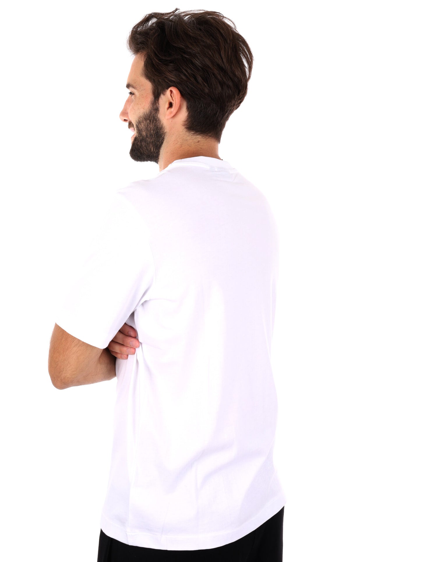 T-SHIRT BOX LOGO NAPAPIJRI DA UOMO BIANCO