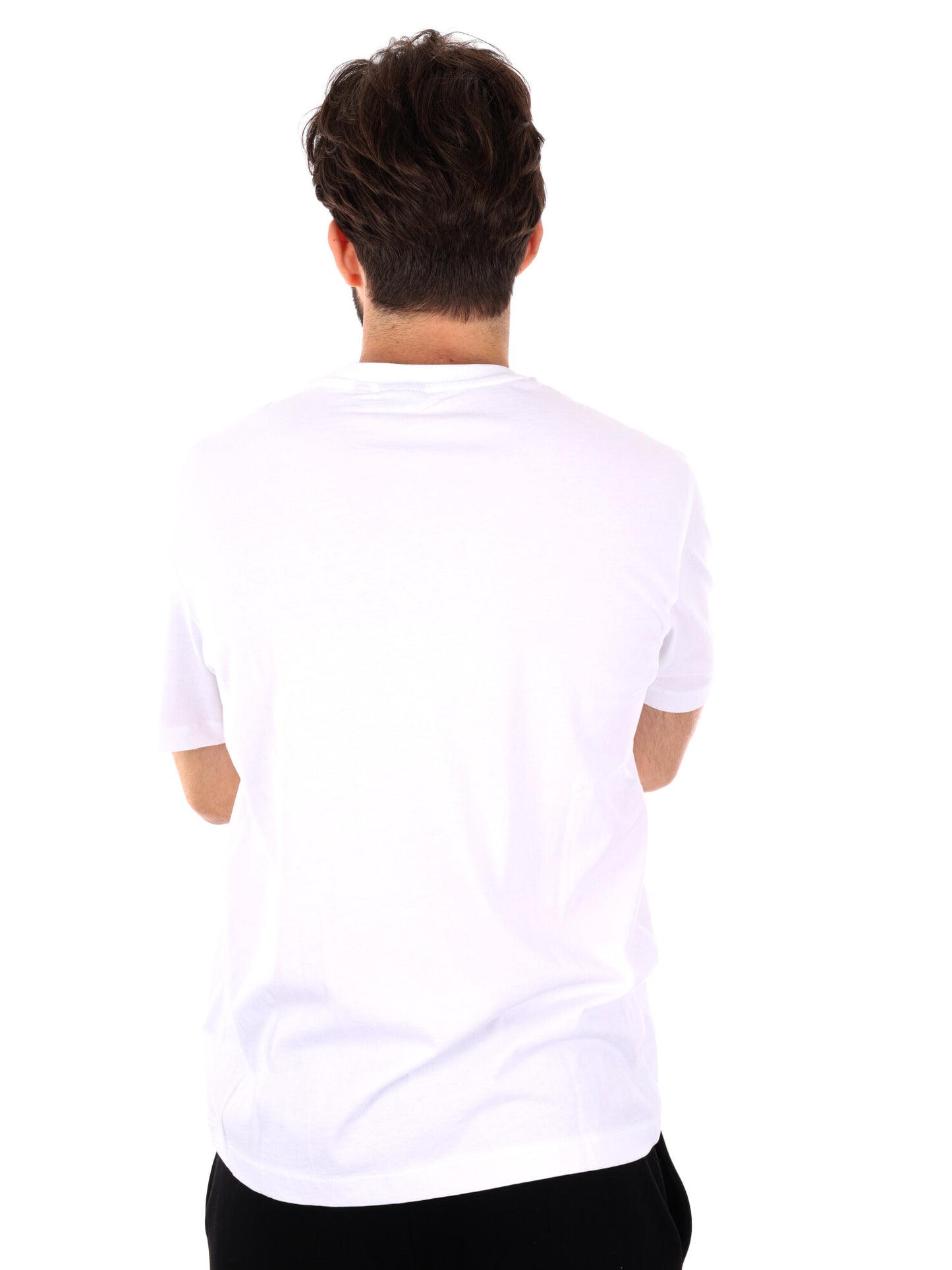 T-SHIRT BOX LOGO NAPAPIJRI DA UOMO BIANCO