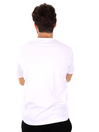 T-SHIRT BOX LOGO NAPAPIJRI DA UOMO BIANCO