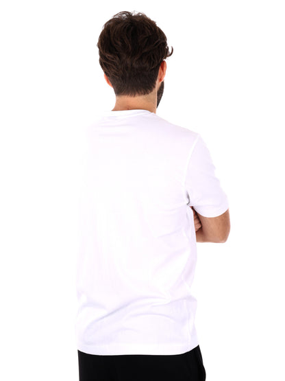 T-SHIRT BOX LOGO NAPAPIJRI DA UOMO BIANCO