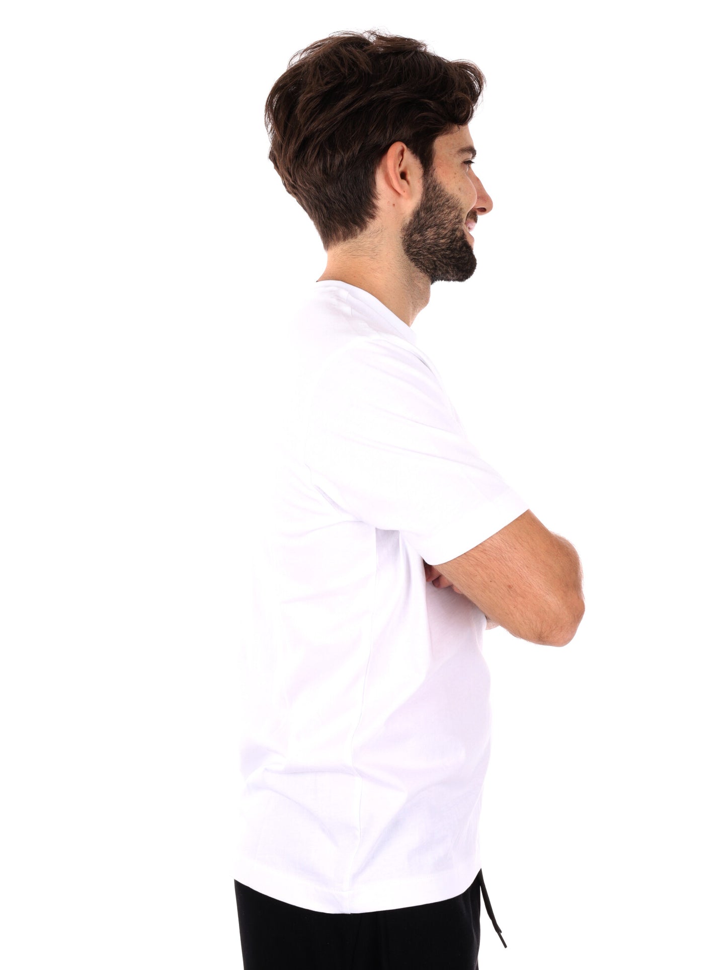 T-SHIRT BOX LOGO NAPAPIJRI DA UOMO BIANCO