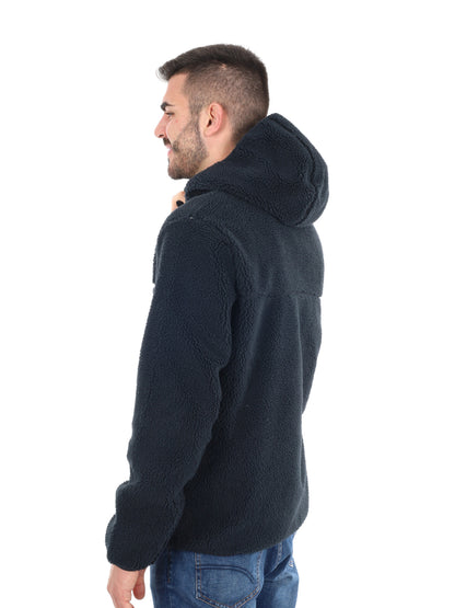 SHERPA CON CAPPUCCIO TYNIK NAPAPIJRI DA UOMO NERO