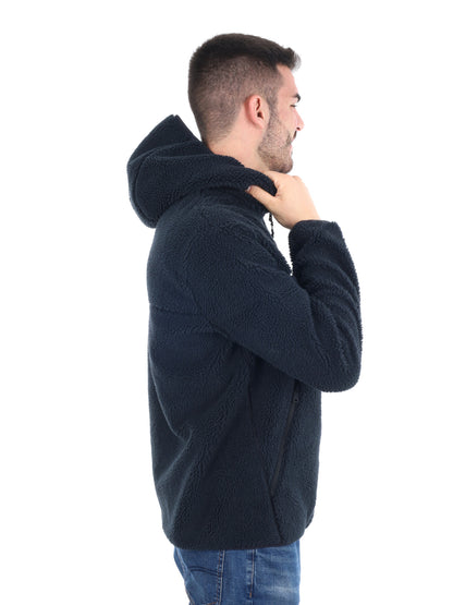 SHERPA CON CAPPUCCIO TYNIK NAPAPIJRI DA UOMO NERO