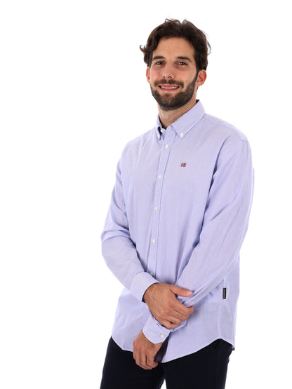 CAMICIA G-TERRA LS NAPAPIJRI DA UOMO BIANCO BLU