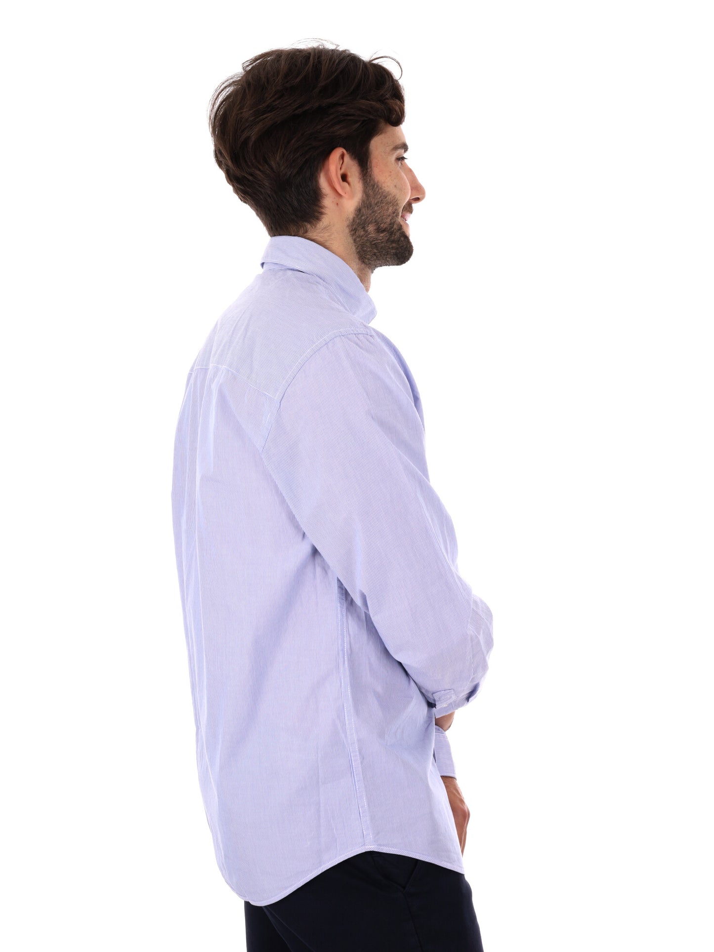 CAMICIA G-TERRA LS NAPAPIJRI DA UOMO BIANCO BLU