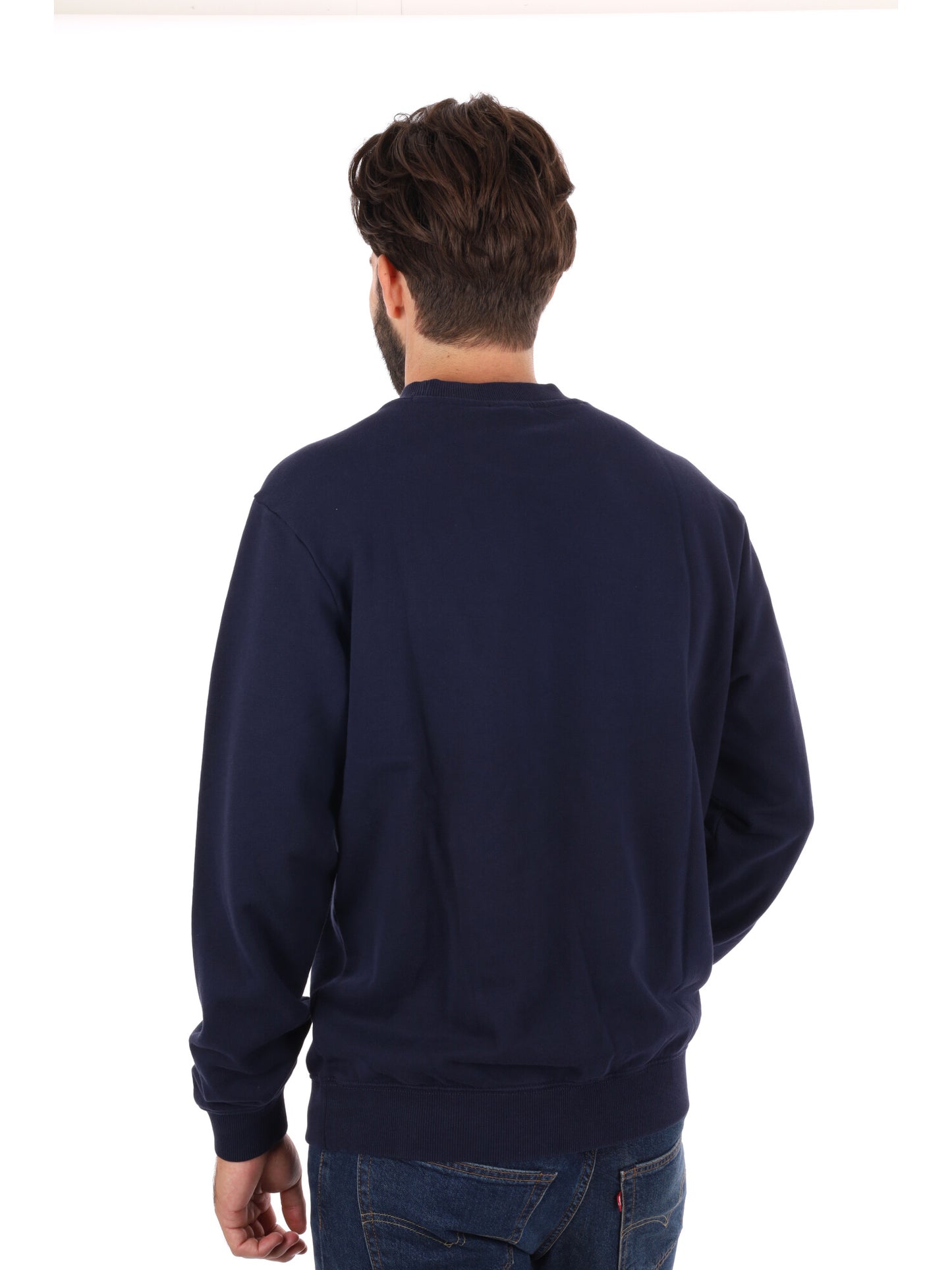 FELPA GIROCOLLO SMALLBOX NAPAPIJRI DA UOMO BLU