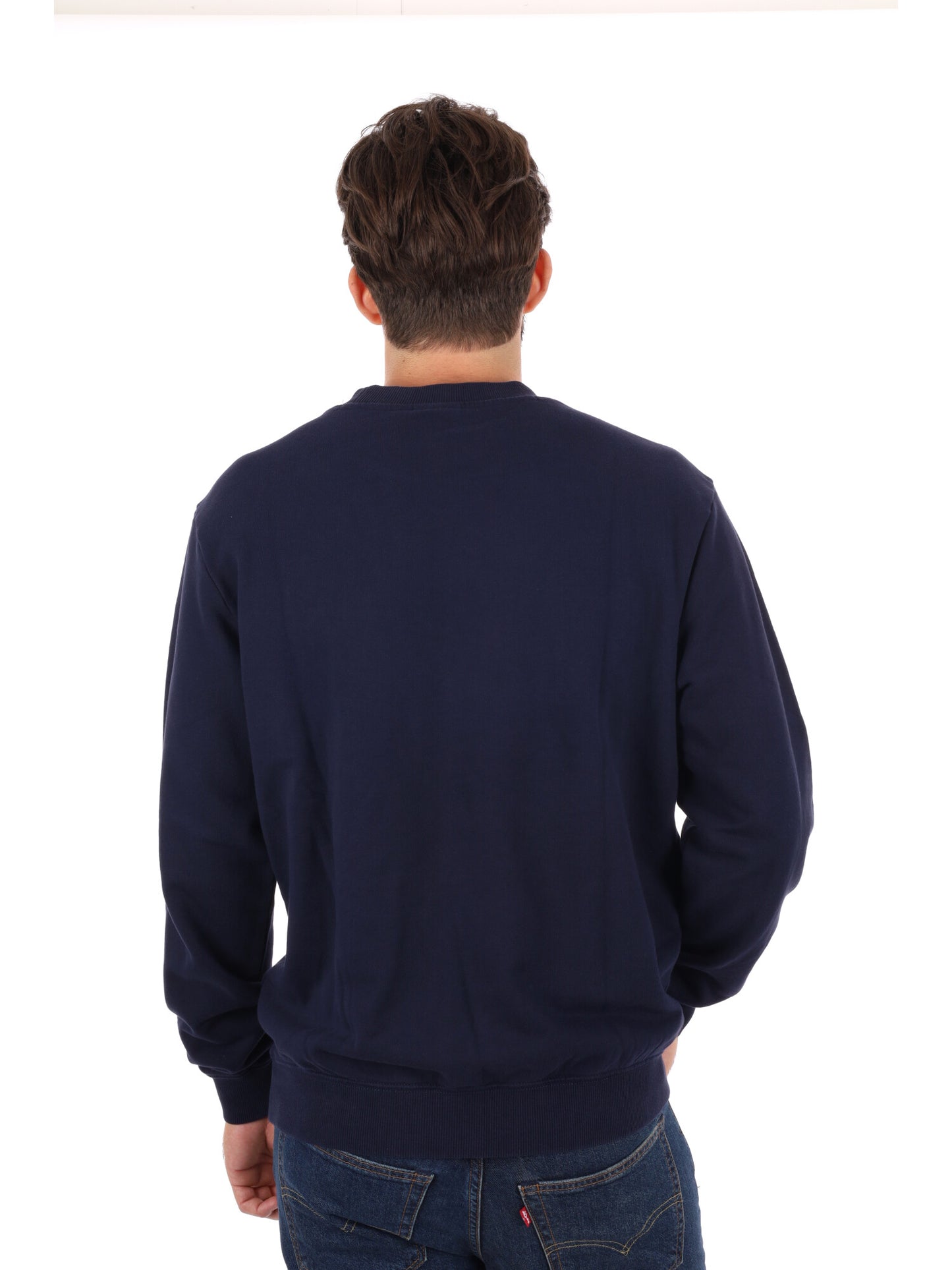 FELPA GIROCOLLO SMALLBOX NAPAPIJRI DA UOMO BLU