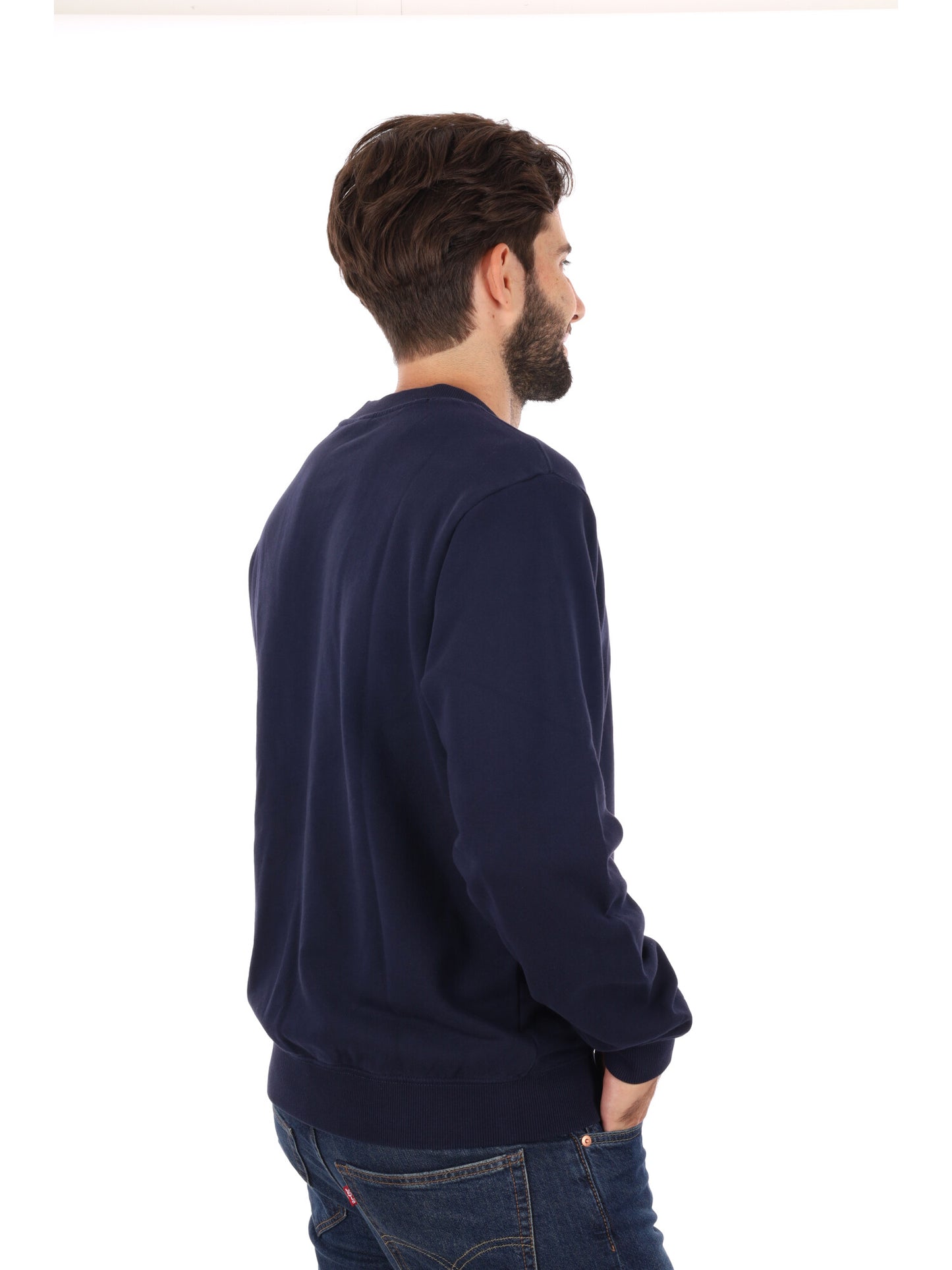 FELPA GIROCOLLO SMALLBOX NAPAPIJRI DA UOMO BLU