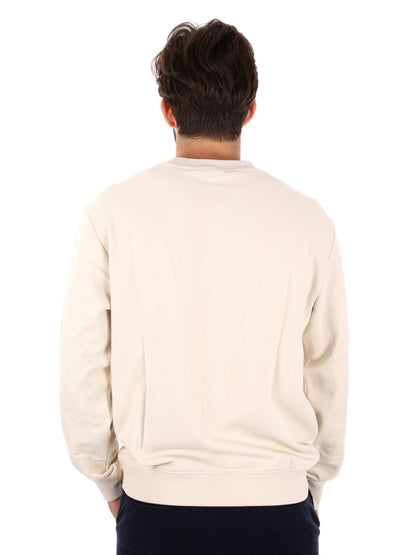 FELPA GIROCOLLO SMALLBOX NAPAPIJRI DA UOMO PANNA