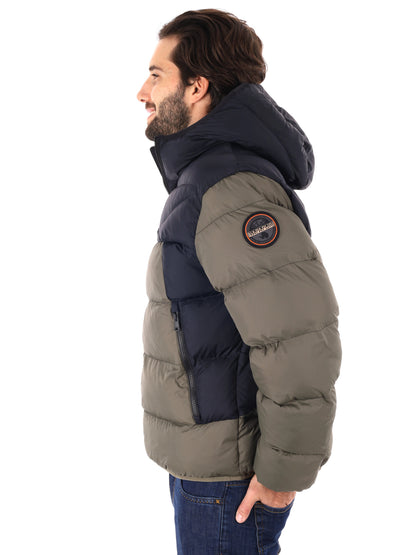 GIUBBINO IMBOTTITO MOLVENO NAPAPIJRI DA UOMO VERDE