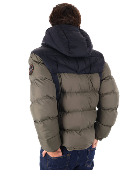 GIUBBINO IMBOTTITO MOLVENO NAPAPIJRI DA UOMO VERDE