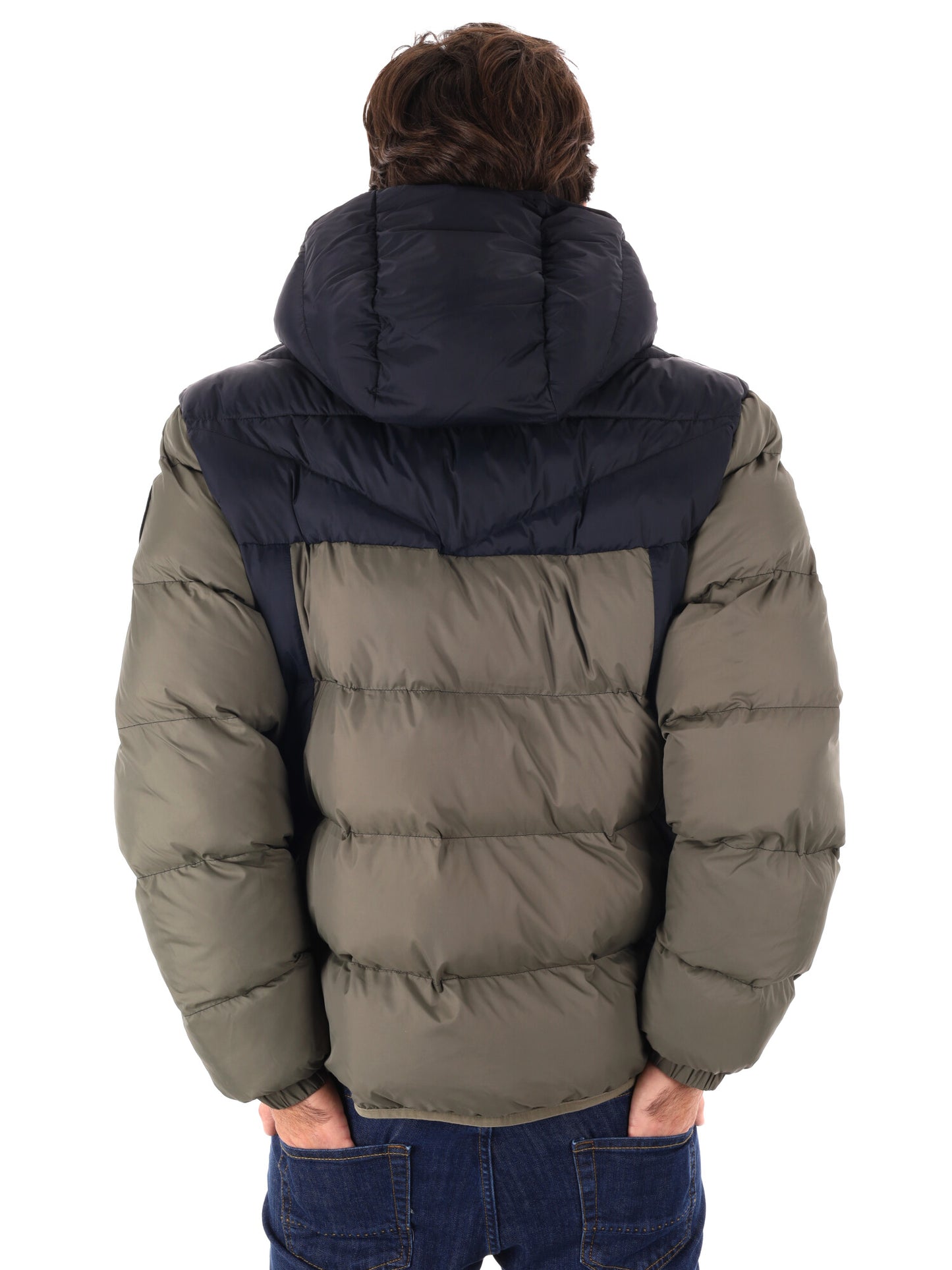 GIUBBINO IMBOTTITO MOLVENO NAPAPIJRI DA UOMO VERDE