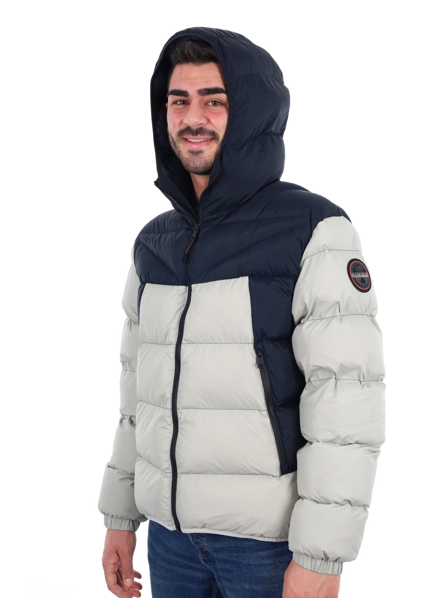 GIUBBINO IMBOTTITO MOLVENO NAPAPIJRI DA UOMO CREMA