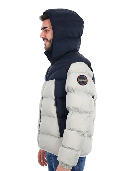 GIUBBINO IMBOTTITO MOLVENO NAPAPIJRI DA UOMO CREMA