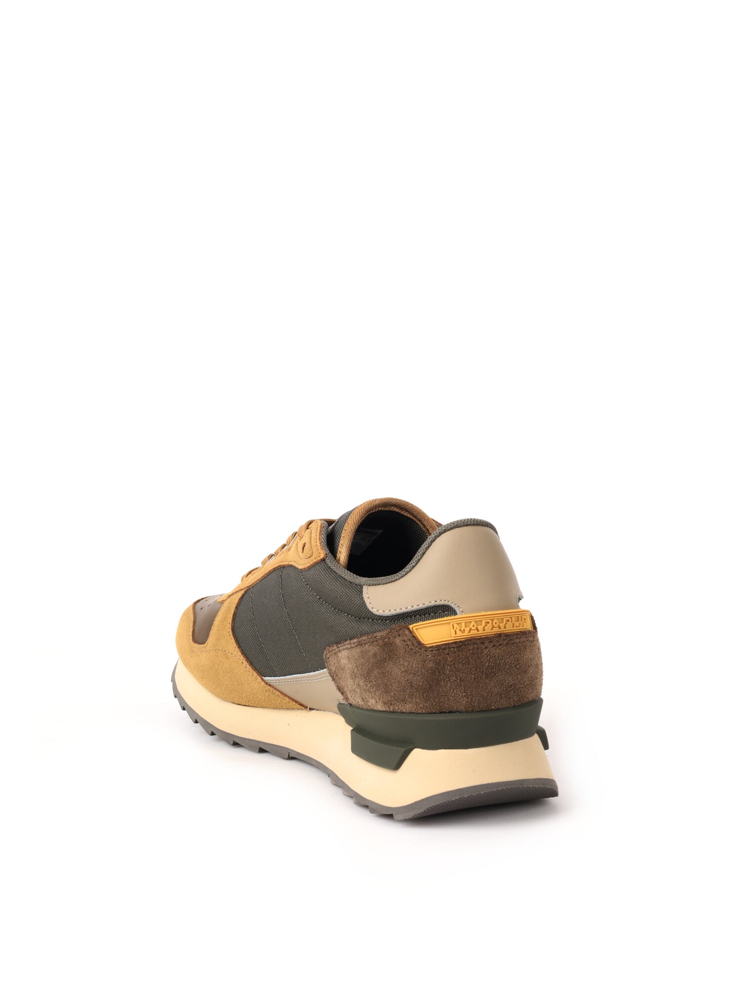 SNEAKERS STAB NAPAPIJRI DA UOMO VERDE MARRONE OCRA