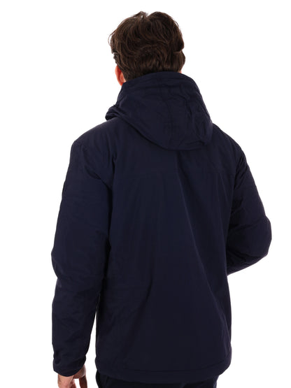 GIACCA CON CAPPUCCIO A-TUNDRA NAPAPIJRI  DA UOMO BLU