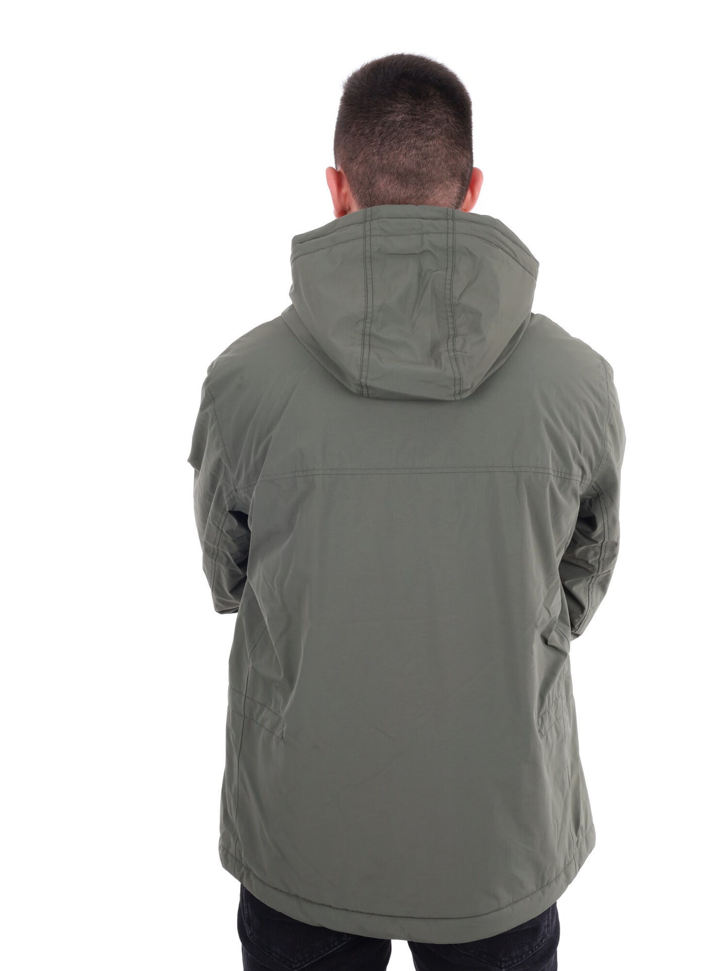 GIACCA CON CAPPUCCIO A-TUNDRA NAPAPIJRI DA UOMO VERDE