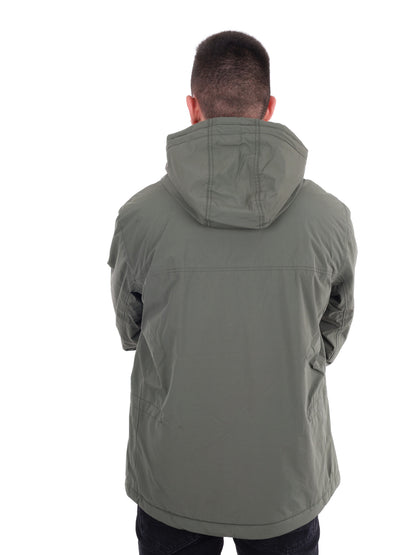 GIACCA CON CAPPUCCIO A-TUNDRA NAPAPIJRI DA UOMO VERDE