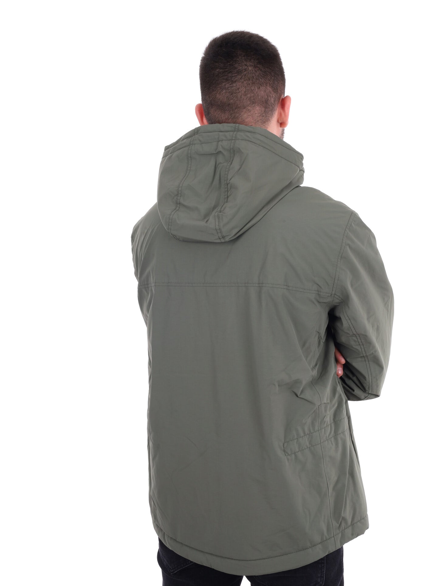 GIACCA CON CAPPUCCIO A-TUNDRA NAPAPIJRI DA UOMO VERDE