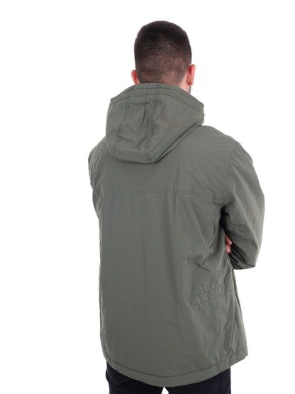 GIACCA CON CAPPUCCIO A-TUNDRA NAPAPIJRI DA UOMO VERDE