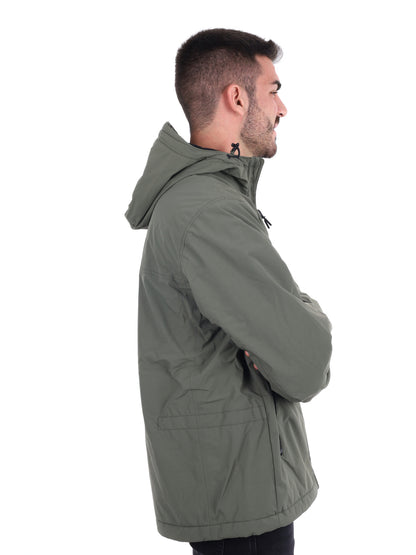 GIACCA CON CAPPUCCIO A-TUNDRA NAPAPIJRI DA UOMO VERDE