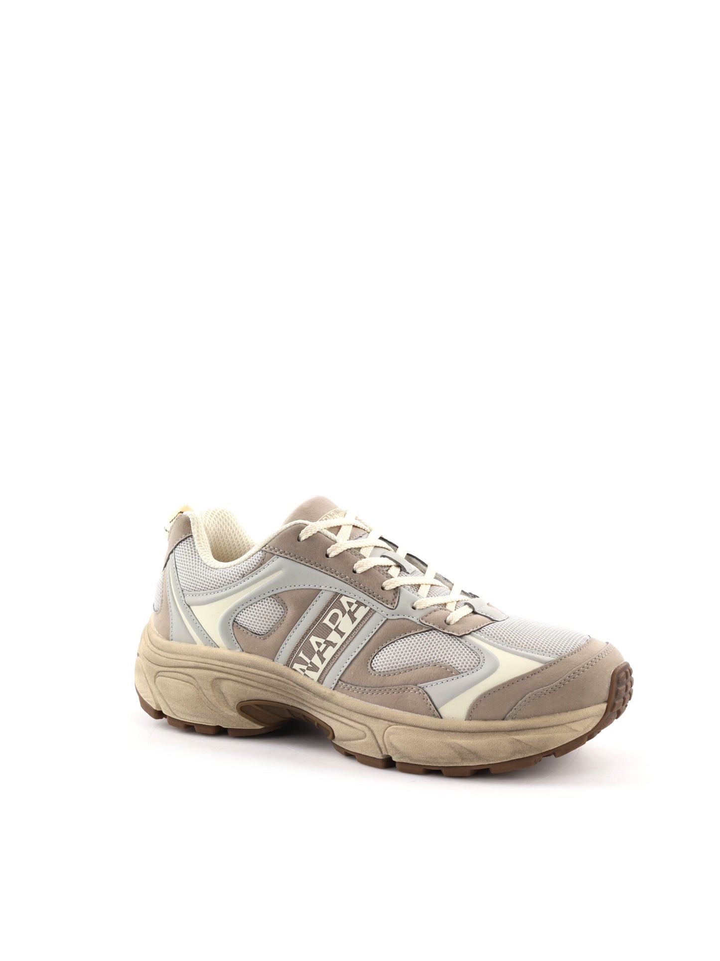 Napapijri Delta, sneakers beige da uomo dal design versatile