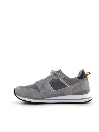 Sneakers da uomo Nautica grigie in similpelle con suola in gomma