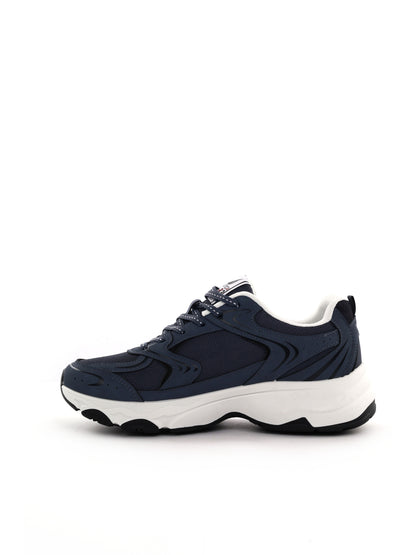 Sneakers da uomo Nautica in similpelle blu dallo stile minimal e retrò