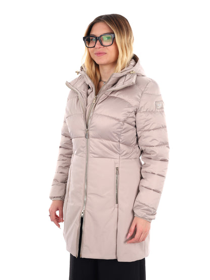 GIACCONE CON FINTO GILET YES ZEE DA DONNA BEIGE