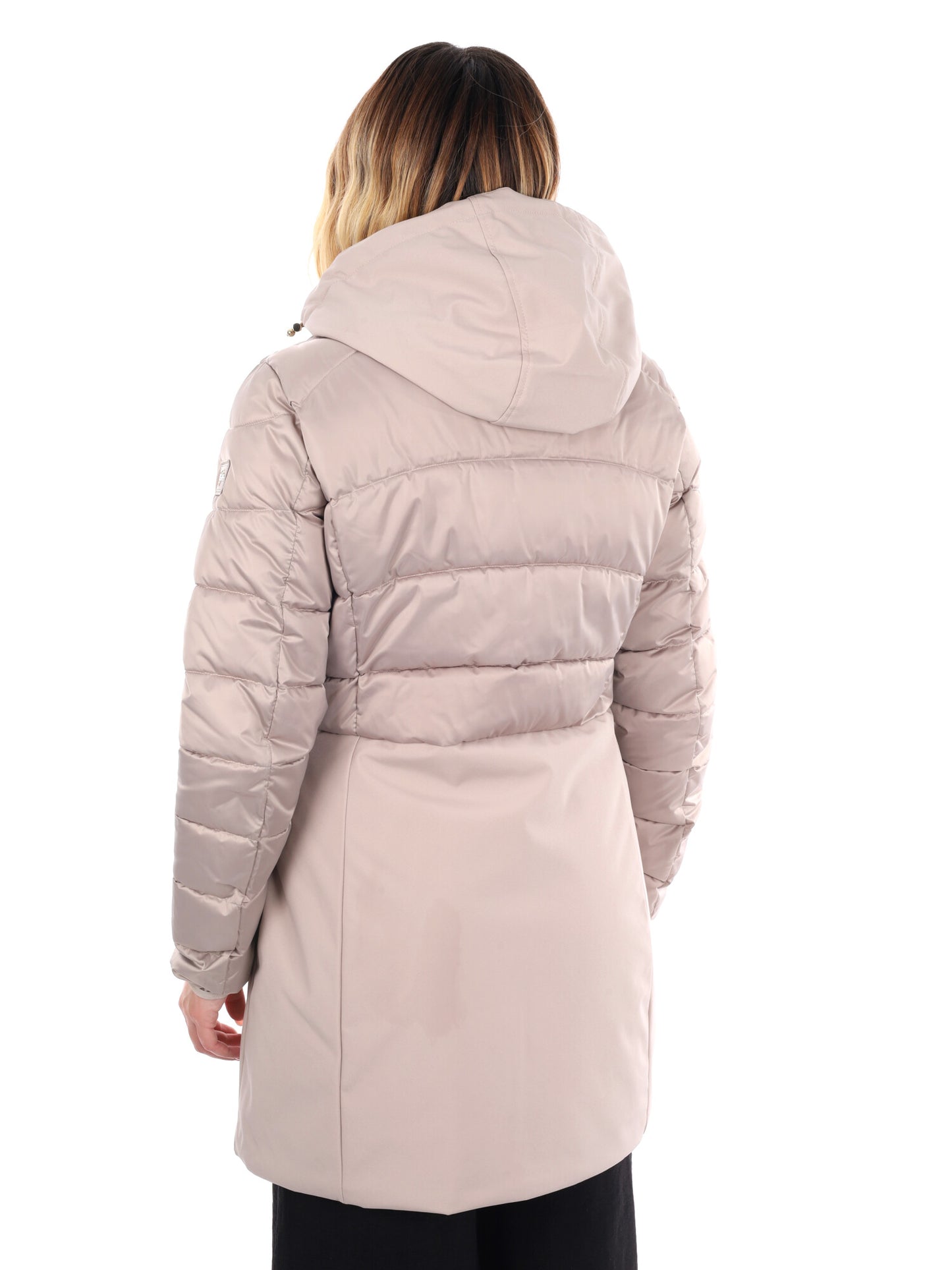 GIACCONE CON FINTO GILET YES ZEE DA DONNA BEIGE