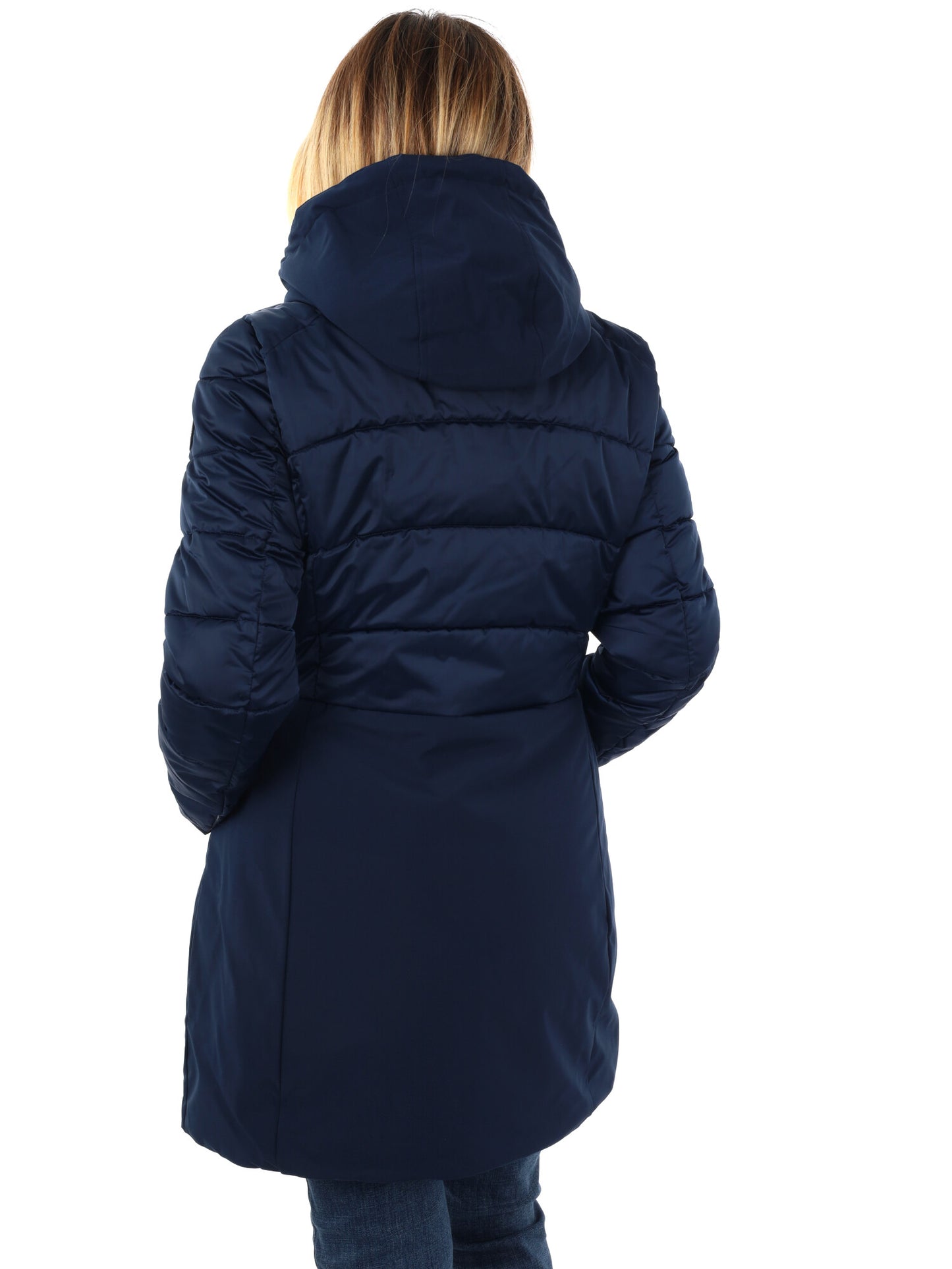 GIACCONE CON FINTO GILET YES ZEE DA DONNA BLU
