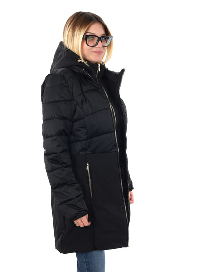 GIACCONE CON FINTO GILET YES ZEE DA DONNA NERO
