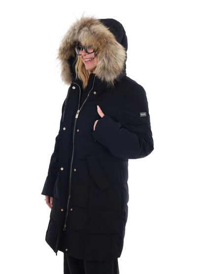 GIACCONE TRAPUNTATO YES ZEE DA DONNA NERO