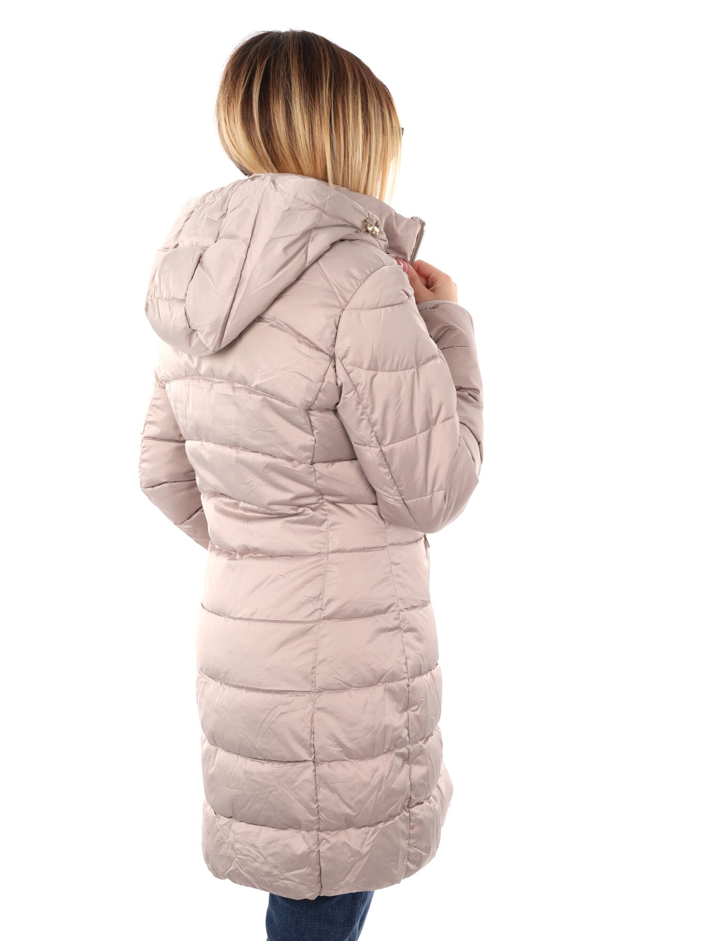 GIACCONE LUNGO TRAPUNTATO YES ZEE DA DONNA BEIGE