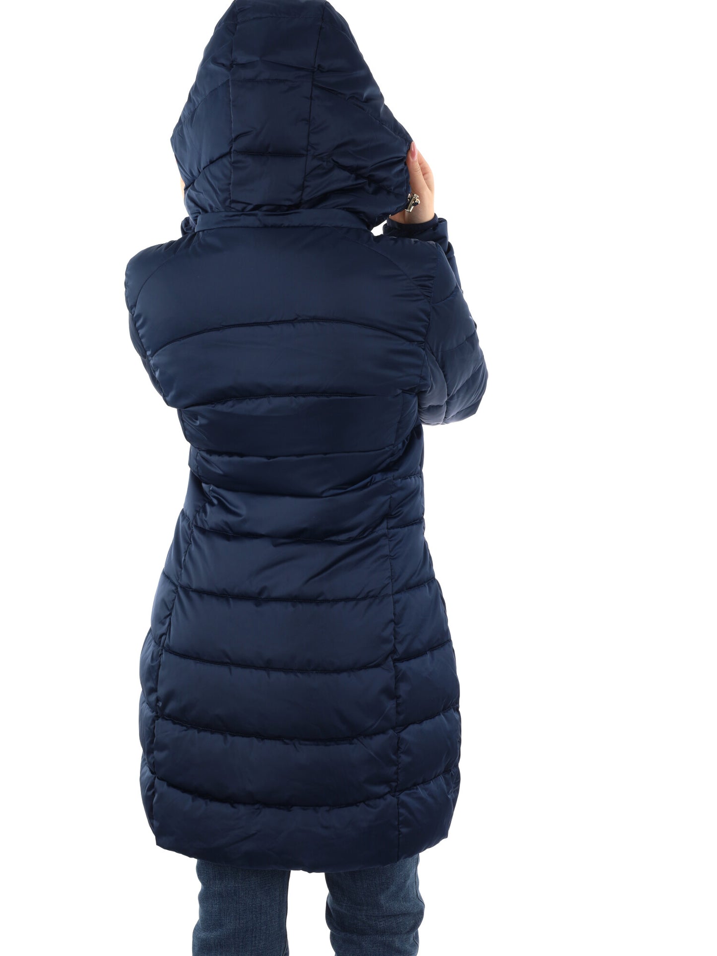 GIACCONE LUNGO TRAPUNTATO YES ZEE DA DONNA BLU