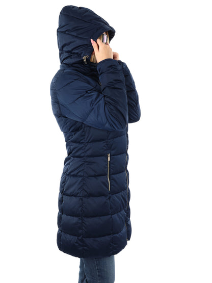 GIACCONE LUNGO TRAPUNTATO YES ZEE DA DONNA BLU