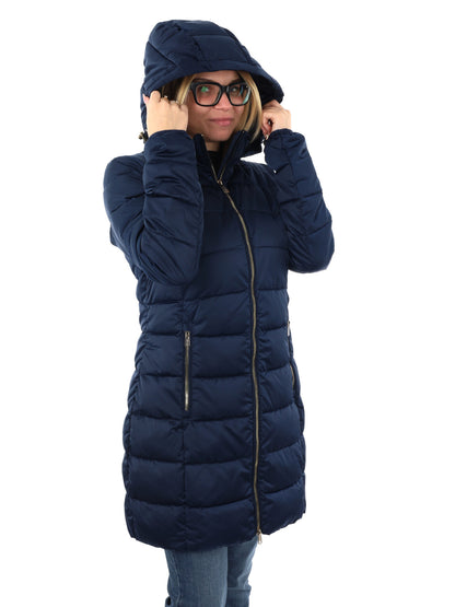 GIACCONE LUNGO TRAPUNTATO YES ZEE DA DONNA BLU